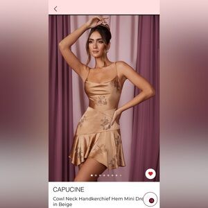 Oh Polly Capucine Dress in Beige